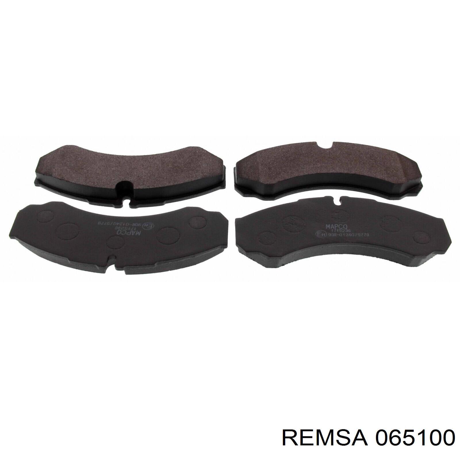 Задние дисковые колодки Remsa 065100