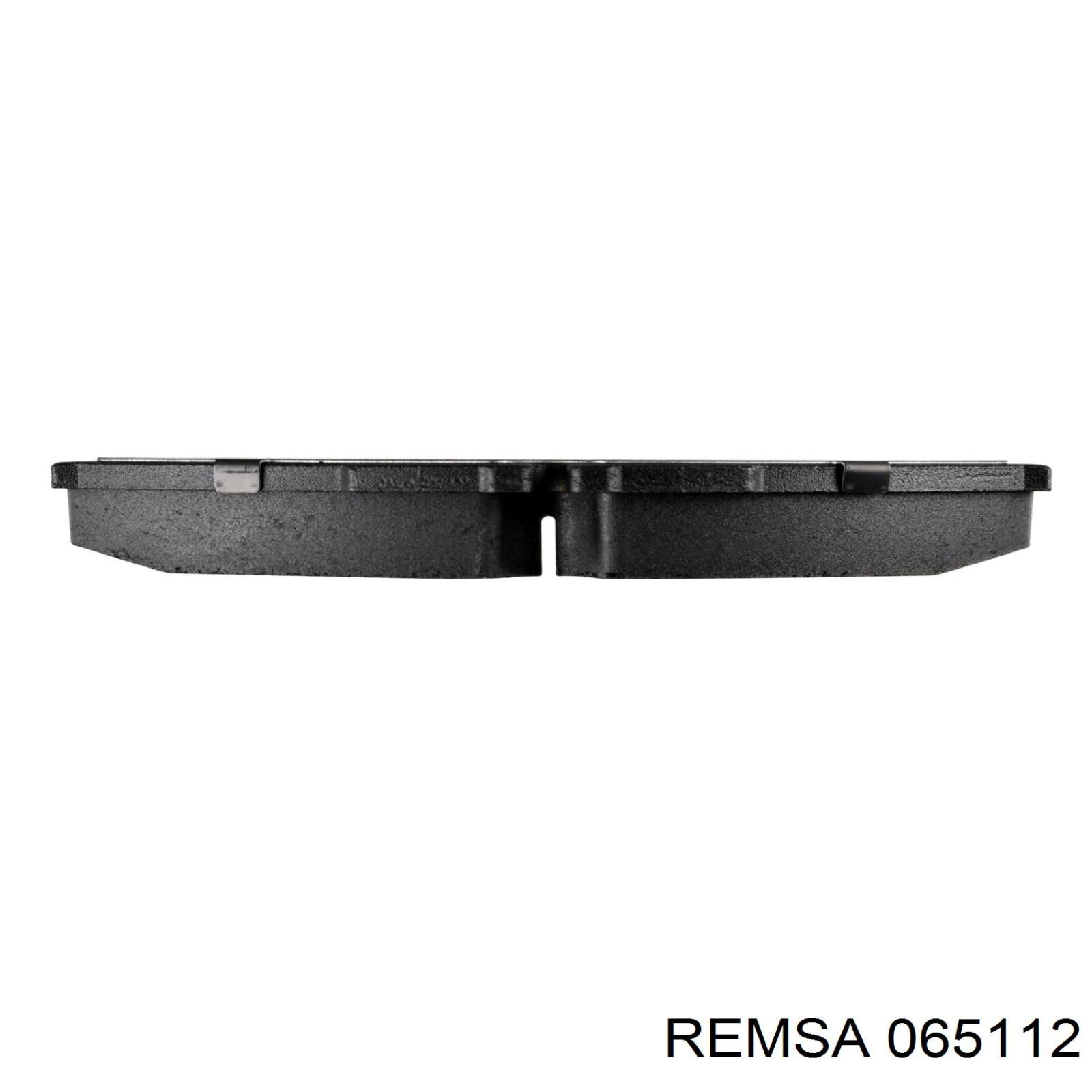 Передние тормозные колодки 065112 Remsa