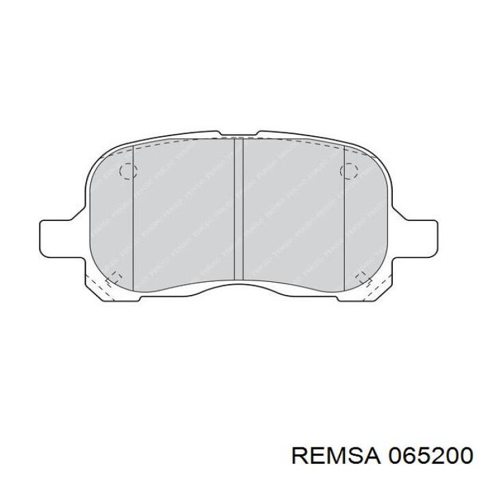 Купить 065200 Remsa Колодки тормозные