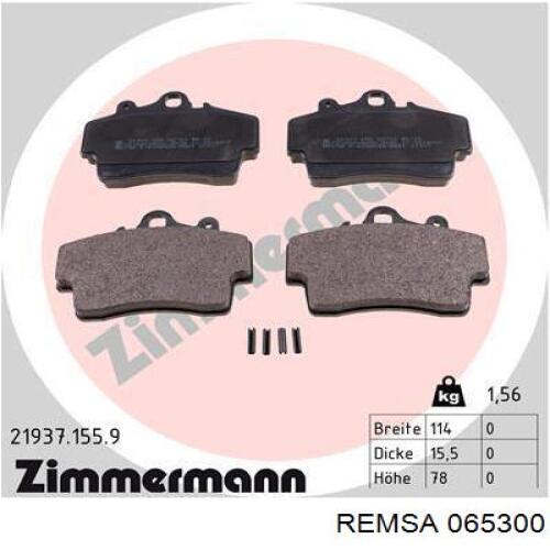 Колодки Remsa 065300 цена, от 15.52 USD