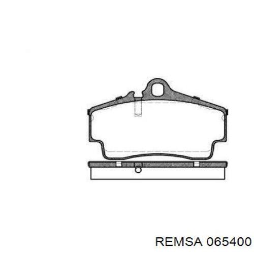 Задние тормозные колодки 065400 Remsa