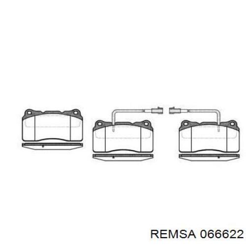 066622 Remsa Колодки передние
