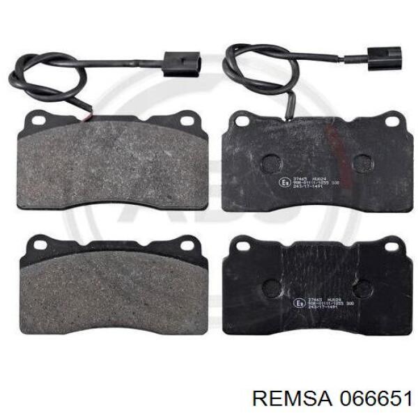 Колодки Remsa 066651 цена, от 57.56 USD