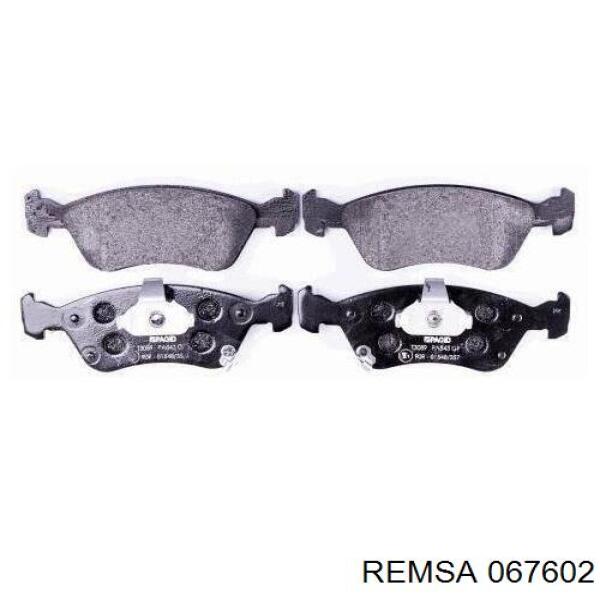 Передние тормозные колодки 067602 Remsa