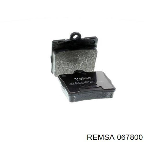 Задние тормозные колодки 067800 Remsa