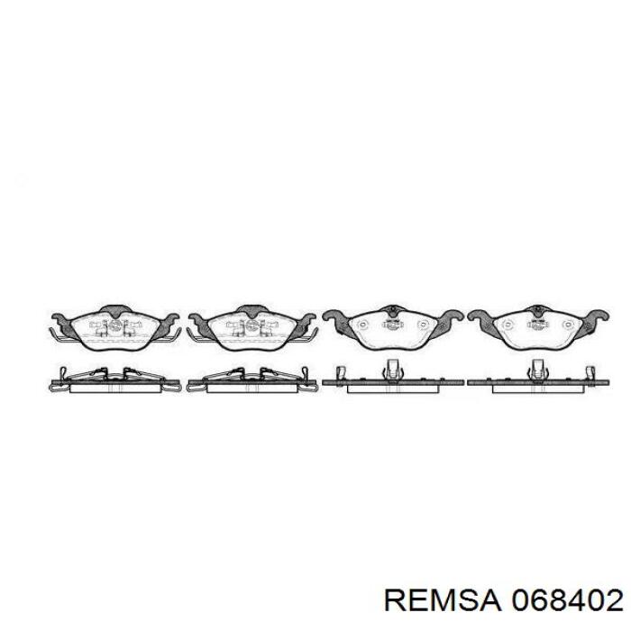 Колодки Remsa 068402 цена, от 27.14 USD