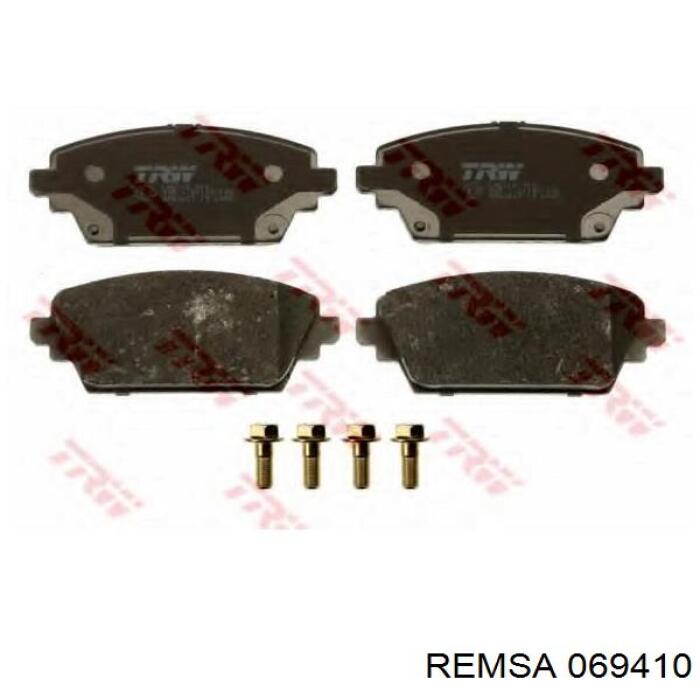 Передние тормозные колодки 069410 Remsa
