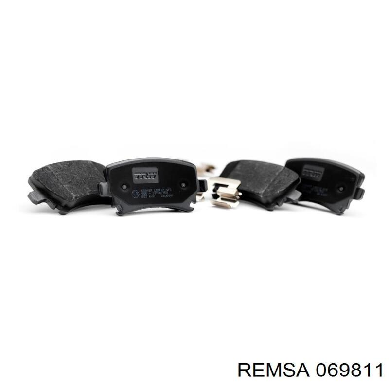 Задние тормозные колодки 069811 Remsa