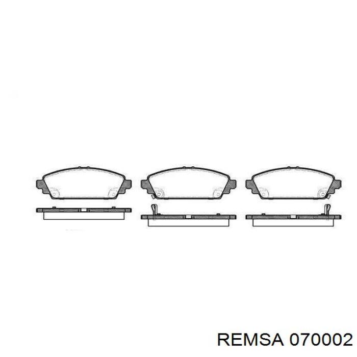 Колодки Remsa 070002 цена, от 25.63 USD