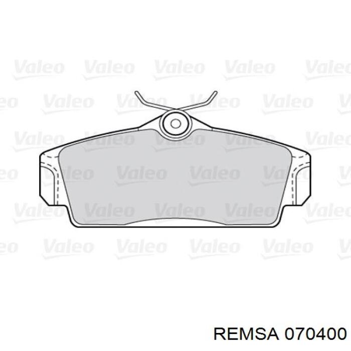 Тормозные колодки Remsa 070400