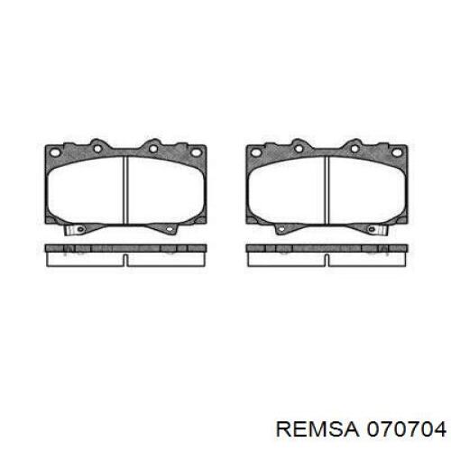 Купить 070704 Remsa Колодки тормозные