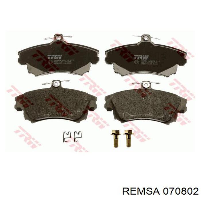 Тормозные колодки Remsa 070802