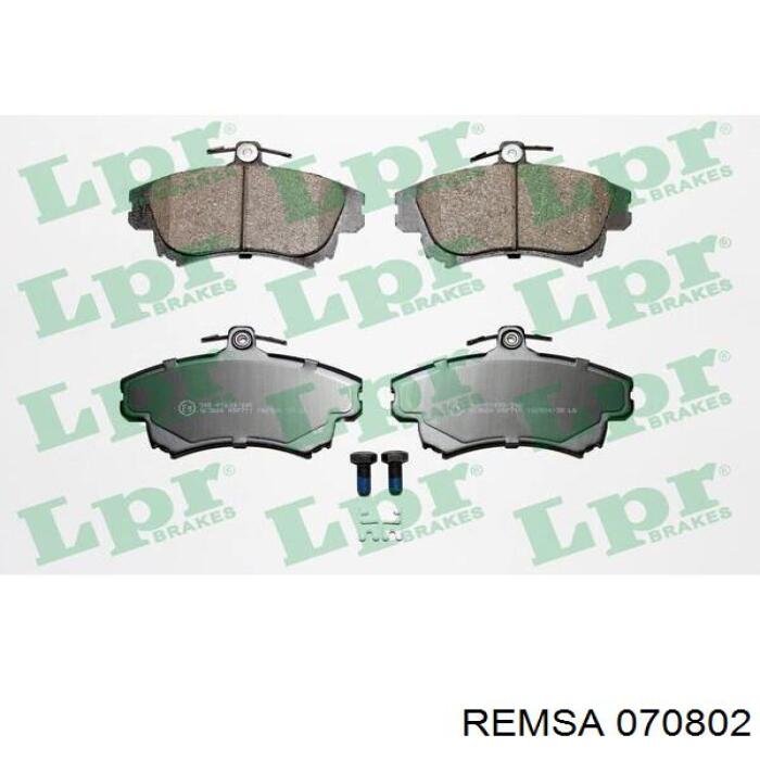 070802 Remsa Колодки передние