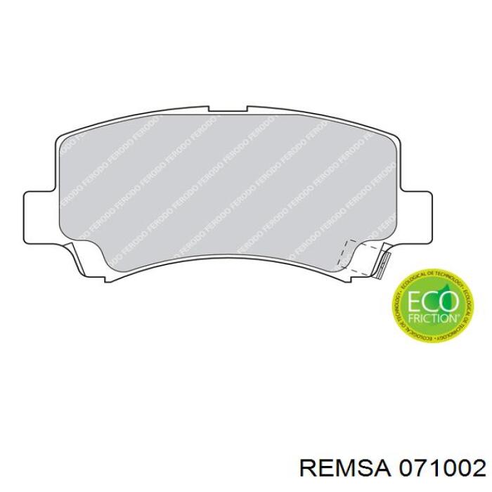 Колодки Remsa 071002 цена, от 25.14 USD