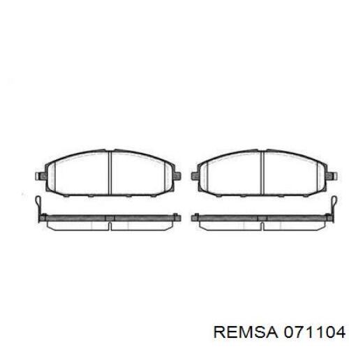 Колодки Remsa 071104 цена, от 31.34 USD