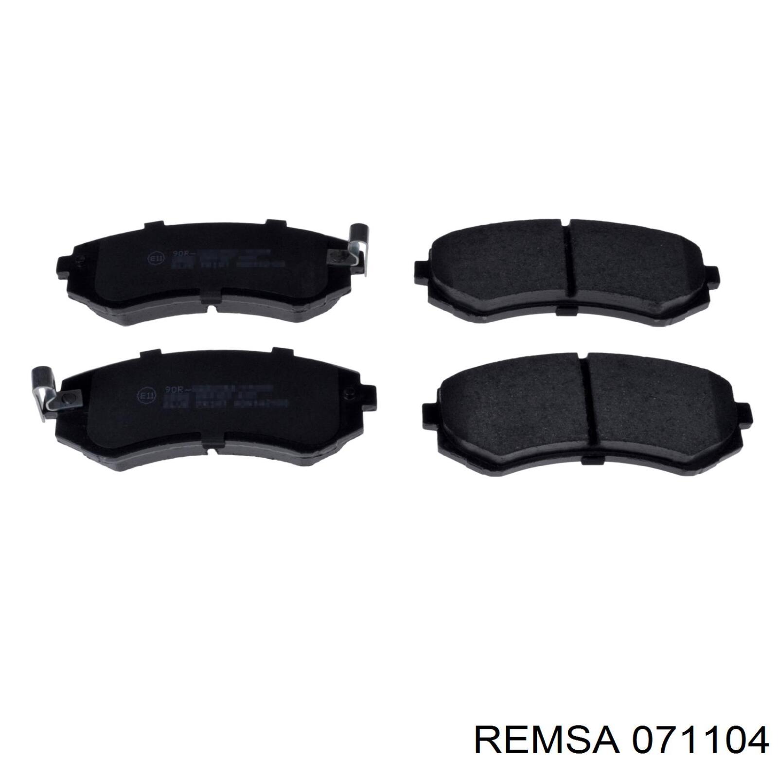 Купить 071104 Remsa Колодки тормозные