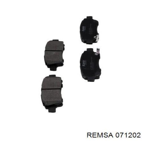 Передние тормозные колодки 071202 Remsa