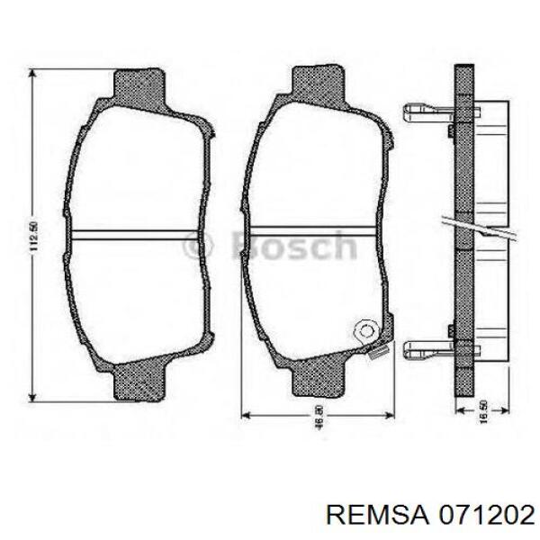 Колодки Remsa 071202 цена, от 18.30 USD