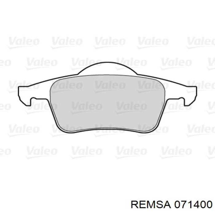 Колодки дисковые  Remsa 071400 цена, от 24.16 USD