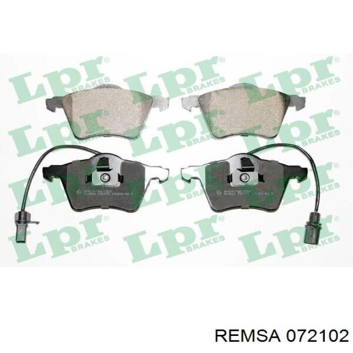 Передние тормозные колодки 072102 Remsa
