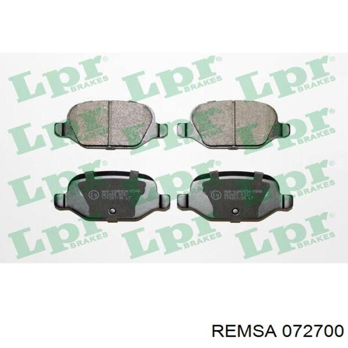 Колодки дисковые  Remsa 072700 цена, от 21.04 USD