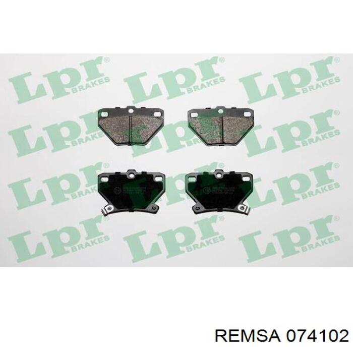 Задние дисковые колодки Remsa 074102