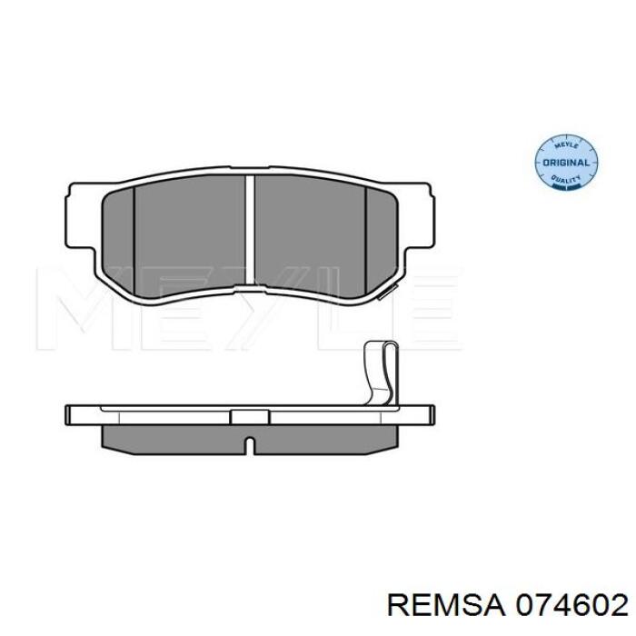 Колодки дисковые  Remsa 074602 цена, от 19.32 USD