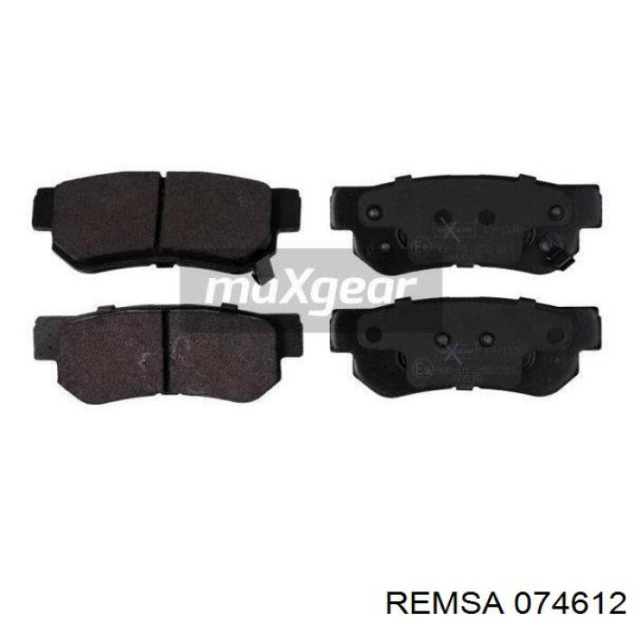 Купить 074612 Remsa Колодки тормозные задние, дисковые