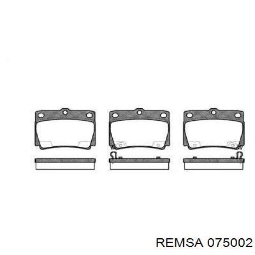 075002 Remsa Колодки тормозные дисковые комплект
