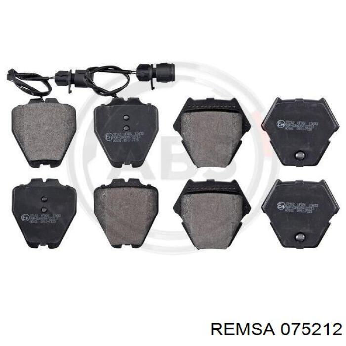 075212 Remsa Колодки передние