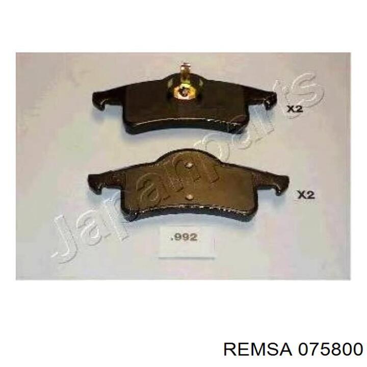 Задние дисковые колодки Remsa 075800