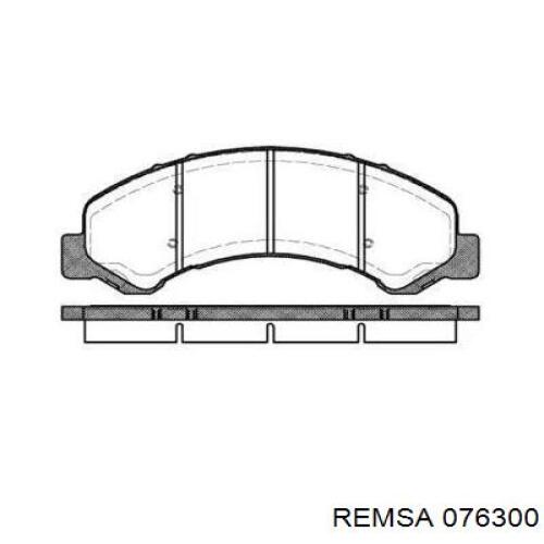 Передние тормозные колодки 076300 Remsa