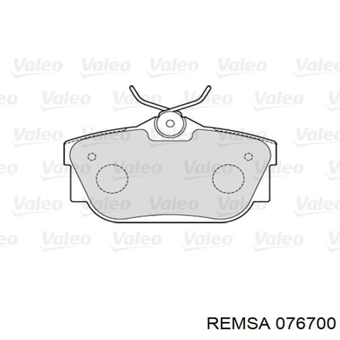 Задние дисковые колодки Remsa 076700