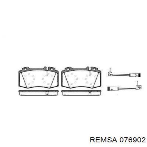 Pastillas de freno delanteras 076902 Remsa