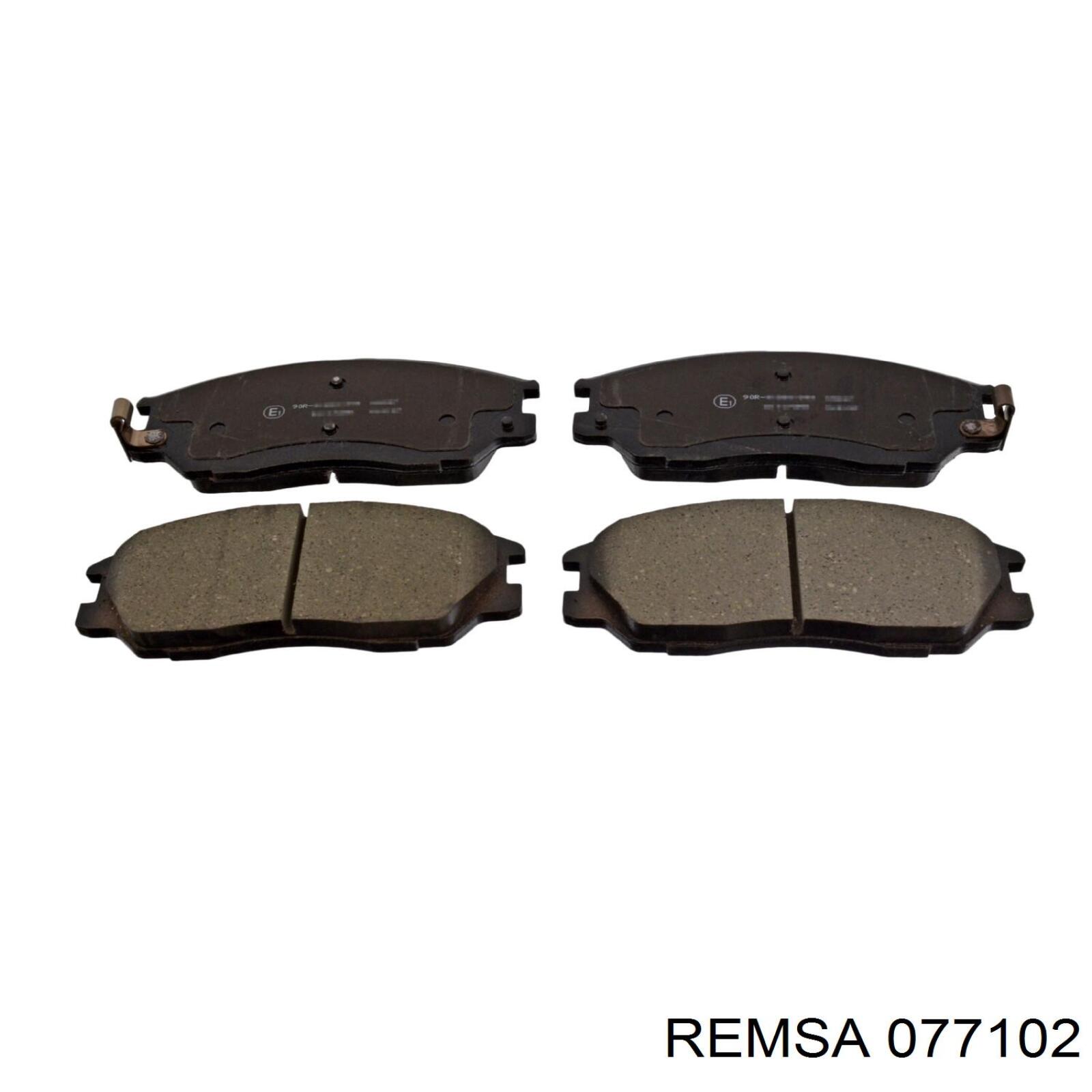Тормозные колодки Remsa 077102