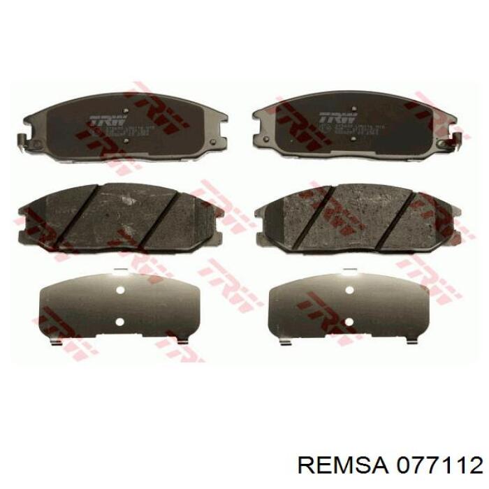 Купить 077112 Remsa Колодки тормозные