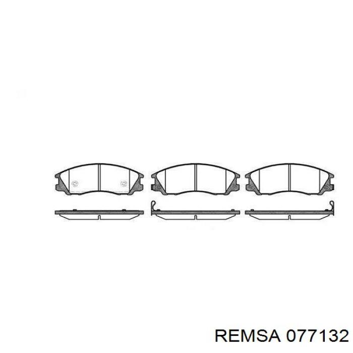 Передние тормозные колодки 077132 Remsa