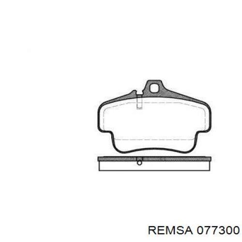 Передние тормозные колодки 077300 Remsa