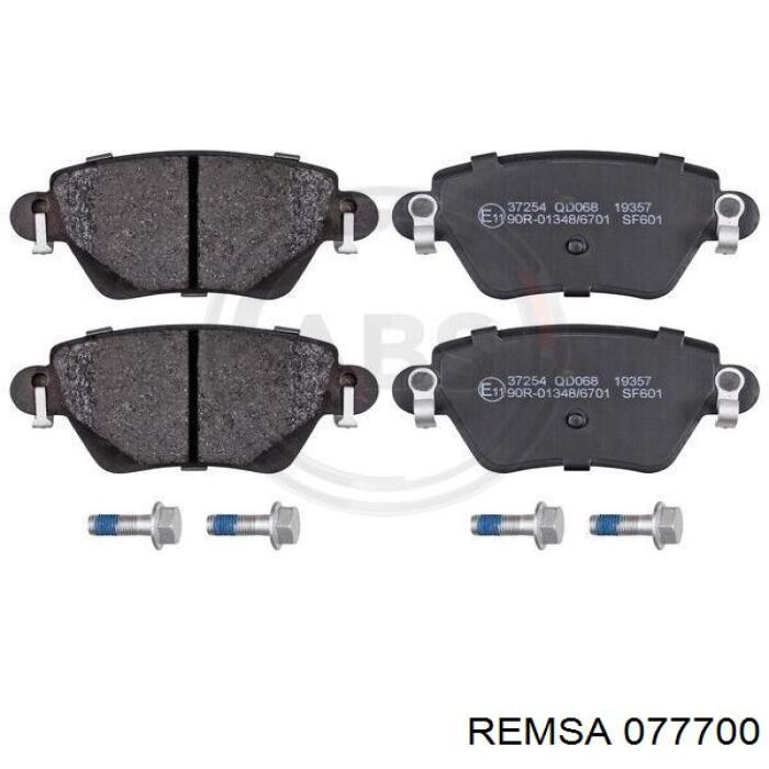 Задние тормозные колодки 077700 Remsa