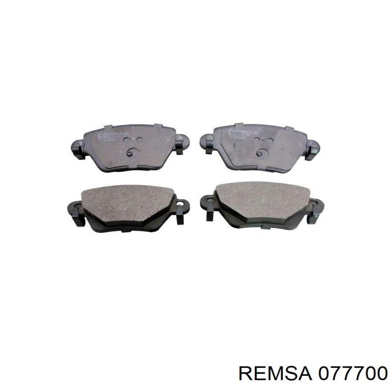 077700 Remsa Колодки тормозные дисковые комплект