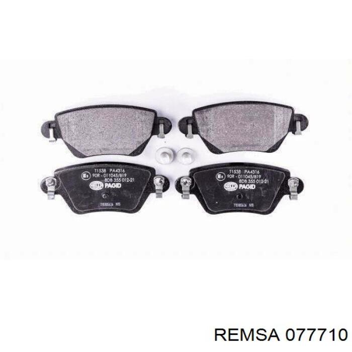 Задние дисковые колодки Remsa 077710