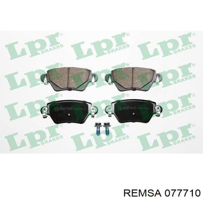 077710 Remsa Колодки тормозные дисковые комплект