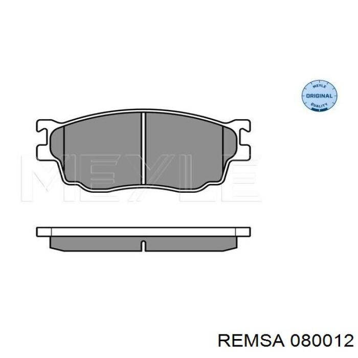 Купить 080012 Remsa Колодки тормозные
