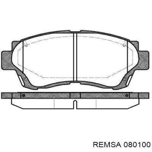 Задние тормозные колодки 080100 Remsa