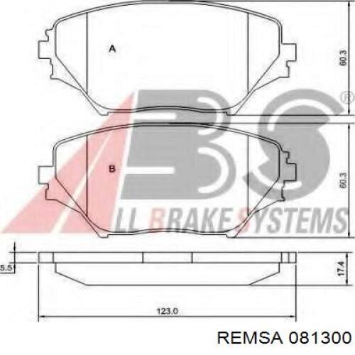 Колодки Remsa 081300 цена, от 26.11 USD