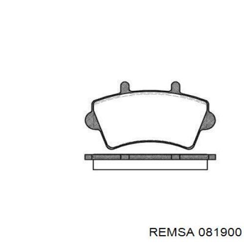 Колодки Remsa 081900 цена, от 17.05 USD