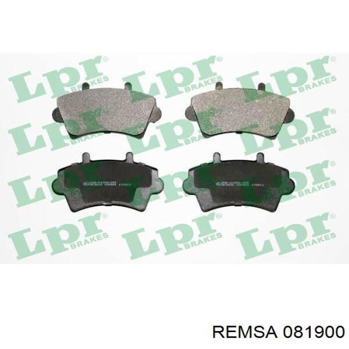 Купить 081900 Remsa Колодки тормозные