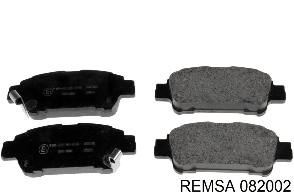 Задние дисковые колодки Remsa 082002