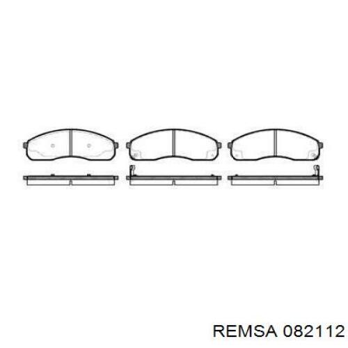 Передние тормозные колодки 082112 Remsa