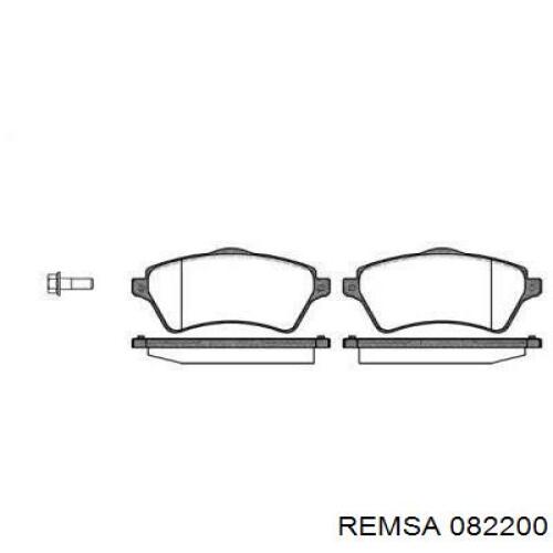 Тормозные колодки Remsa 082200
